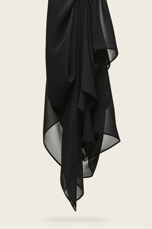 BLACK-CLASSIC GEORGETTE