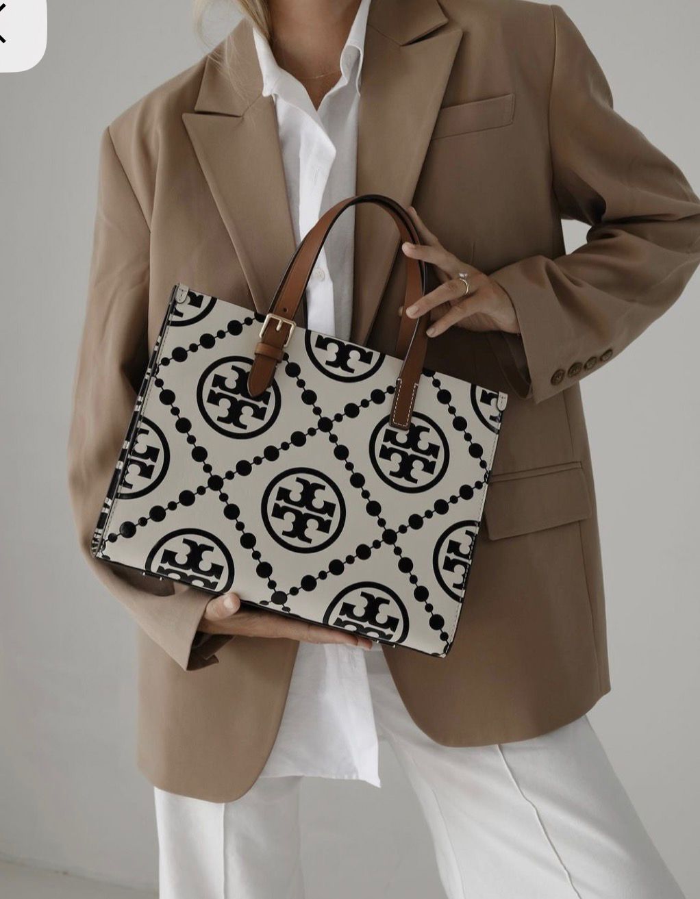 Tory Burch| Mini T Monogram Tote