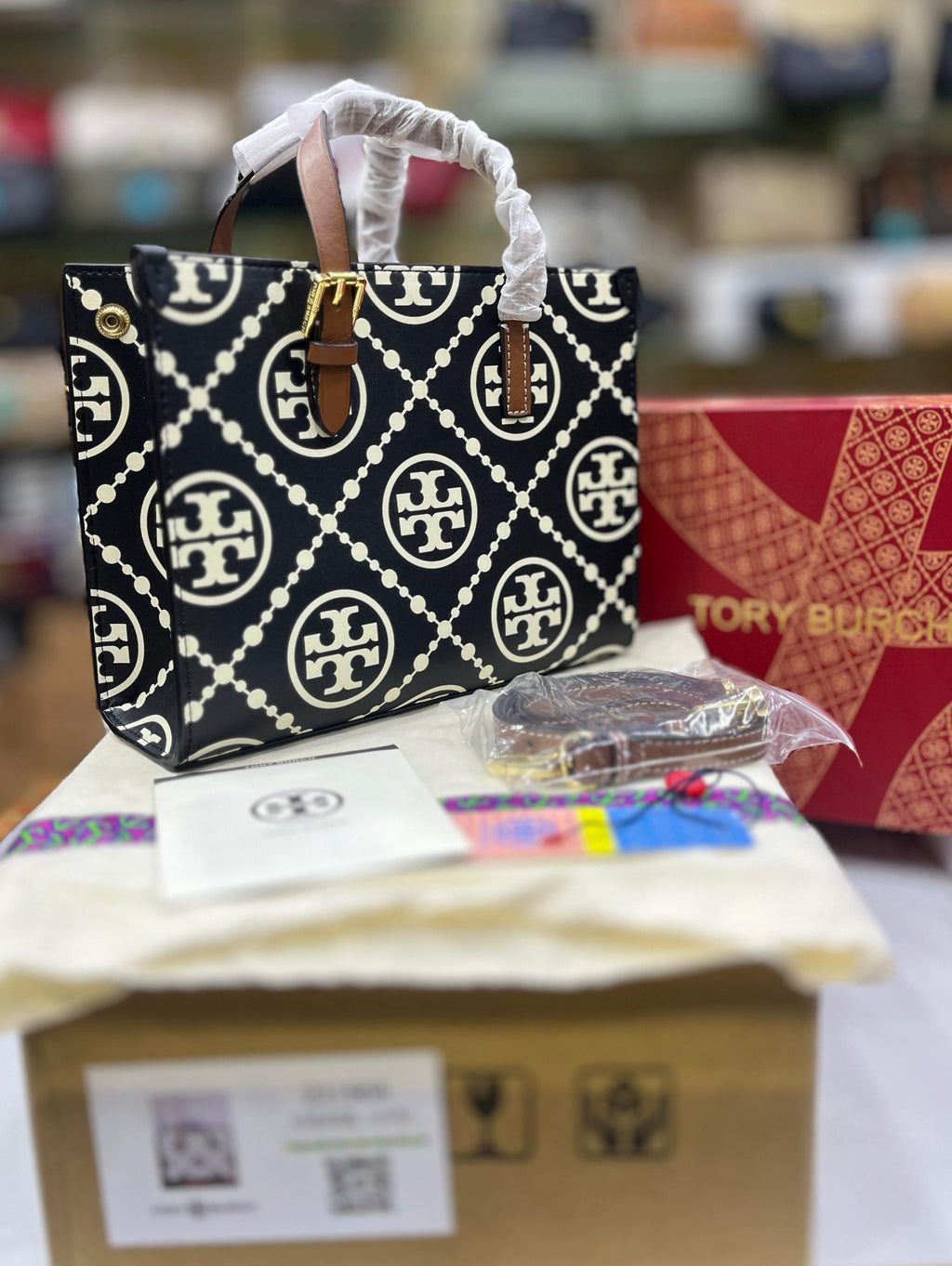 Tory Burch| Mini T Monogram Tote